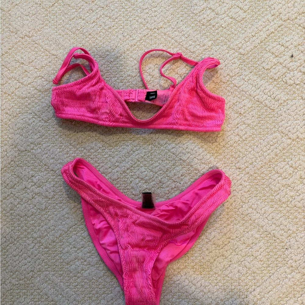 Triangl Swimwear Bright Pink Bikini